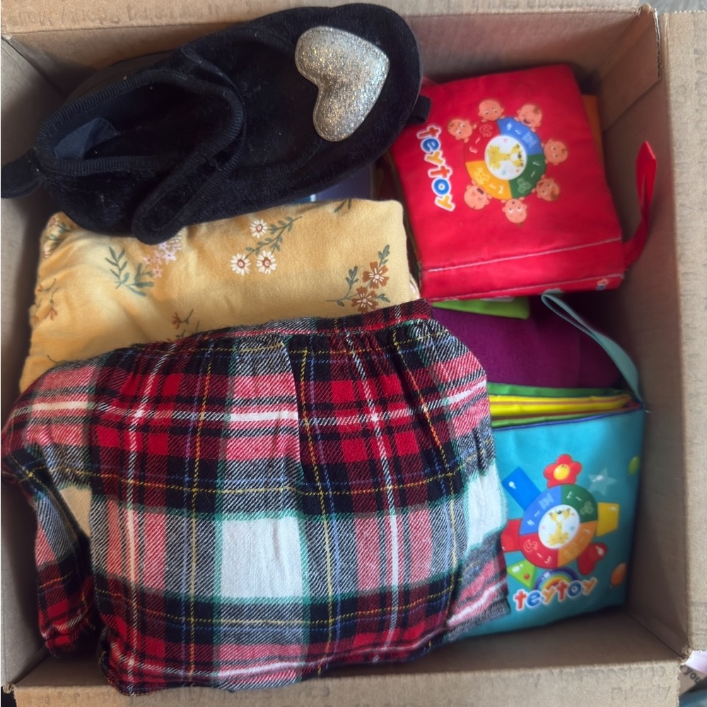 Colorful Baby Toy and Clothing Set